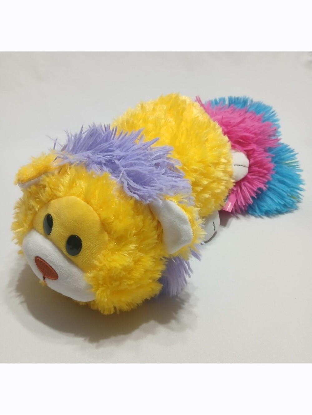FlipaZoo Magic Tails Lion White Unicorn Large Reversible Plush Animal 2024
